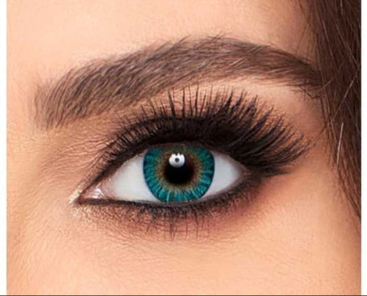 Freshlook, Turquoise, Colorblends, One Month